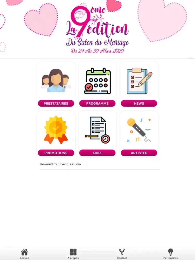 Ảnh chụp màn hình của Le mariage en fête iPad 